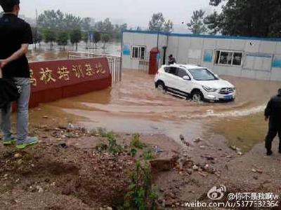 一场暴雨淹了安义驾校